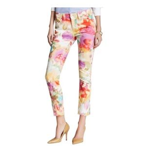 Kate Spade Perry Street Watercolor Play Hooky Cropped Jeans 24